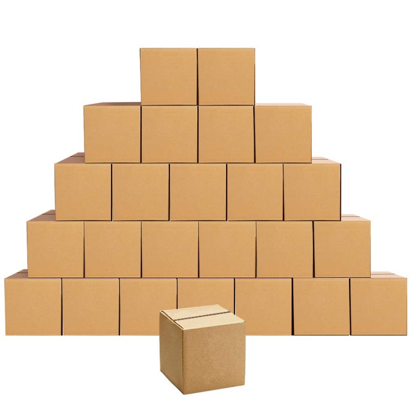 Edenseelake Shipping Boxes Small 5 x 5 x 5 inches Cardboard Boxes, 25 Pack - Image 1
